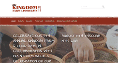 Desktop Screenshot of kingdomfarmandfood.org